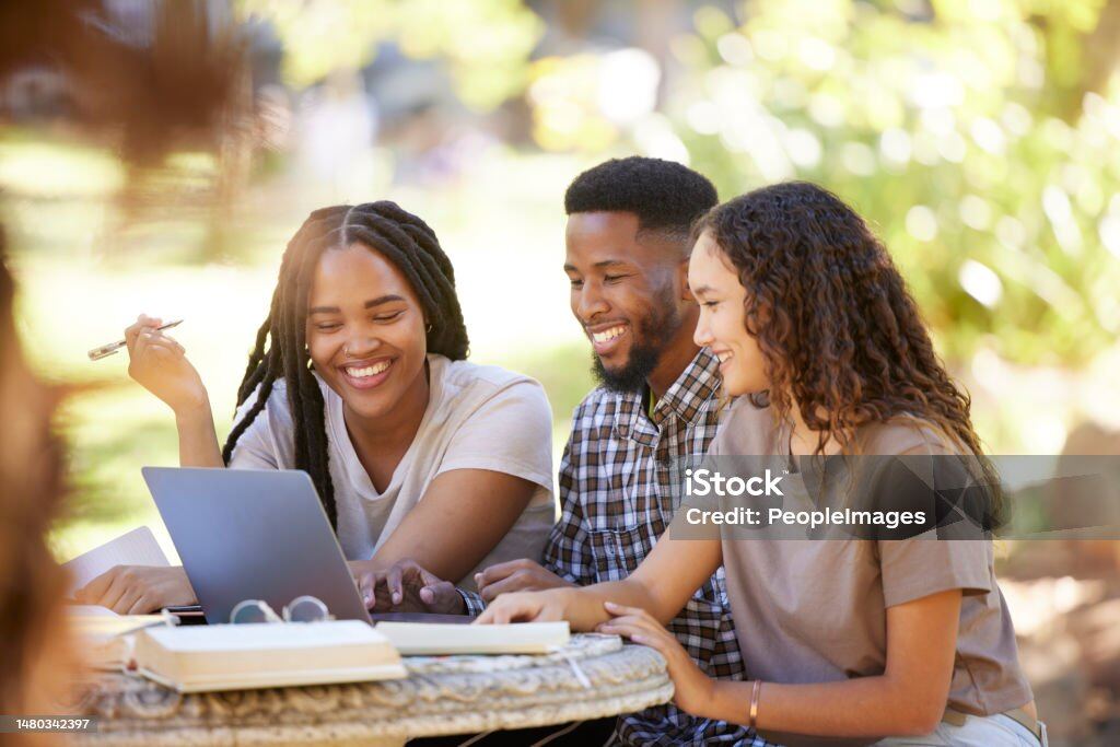 Students studying together